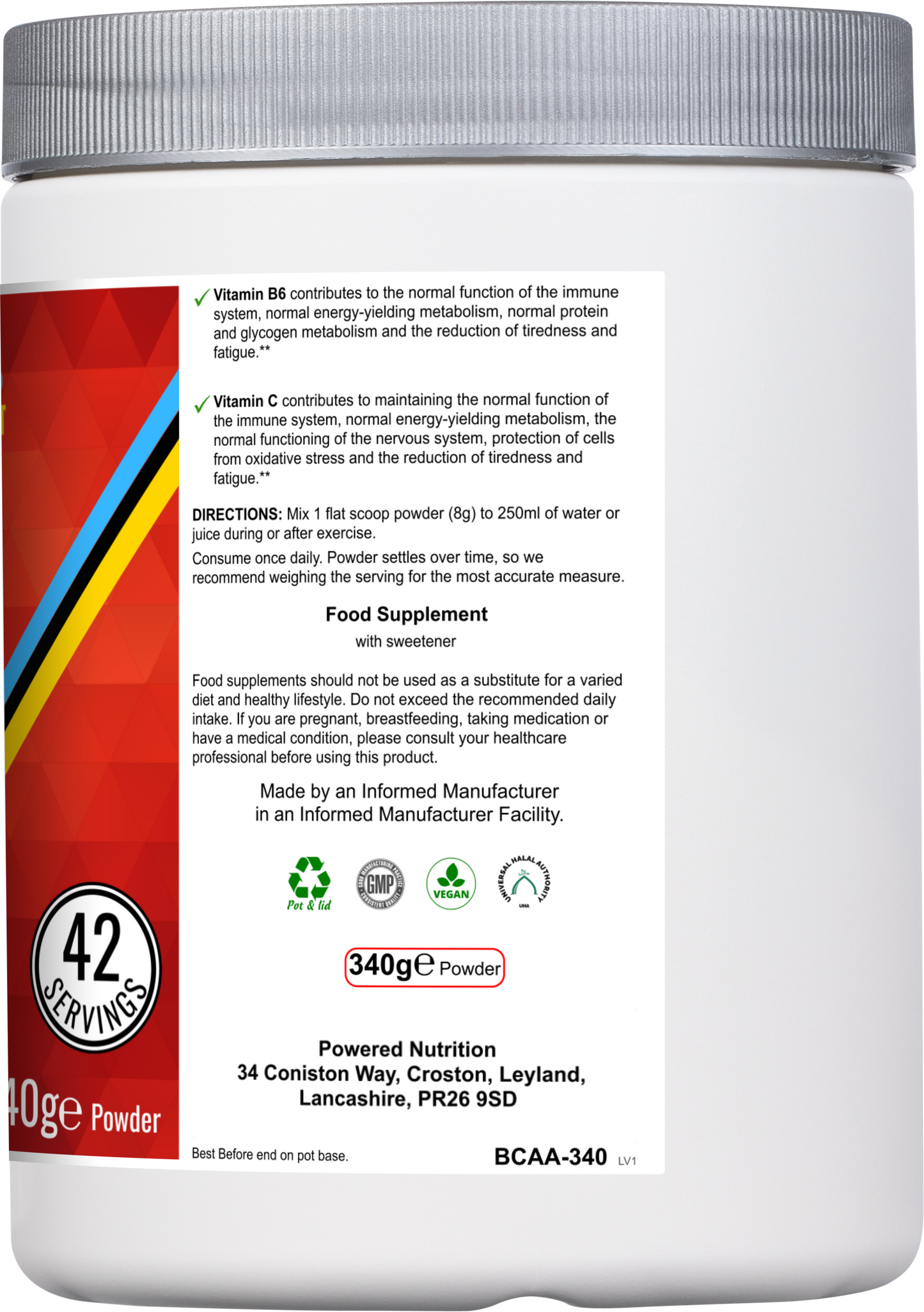 BCAA (Lemon and Lime Flavour)